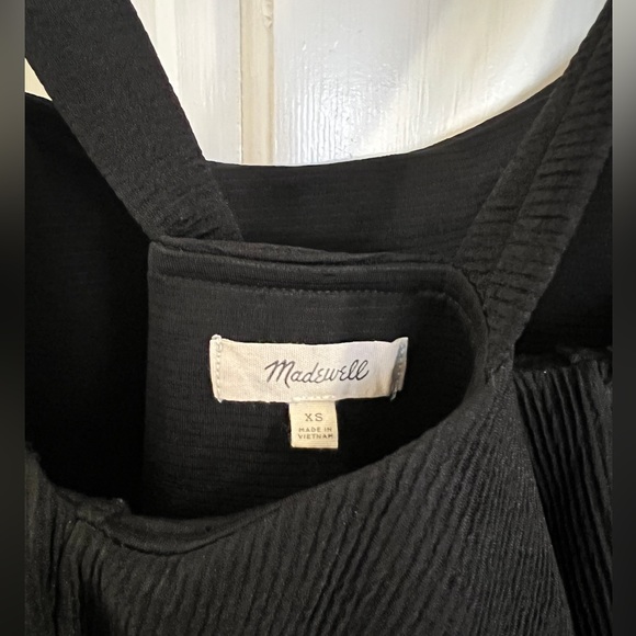 Madewell Texture & Thread black Layered Tiered Tank Top -XS - Picture 5 of 5